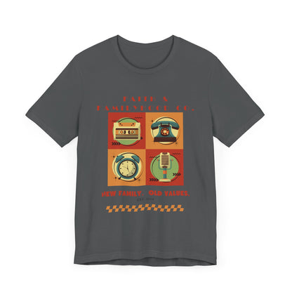 Retro Tech Tee - Nostalgic Style Meets Modern Familyhood