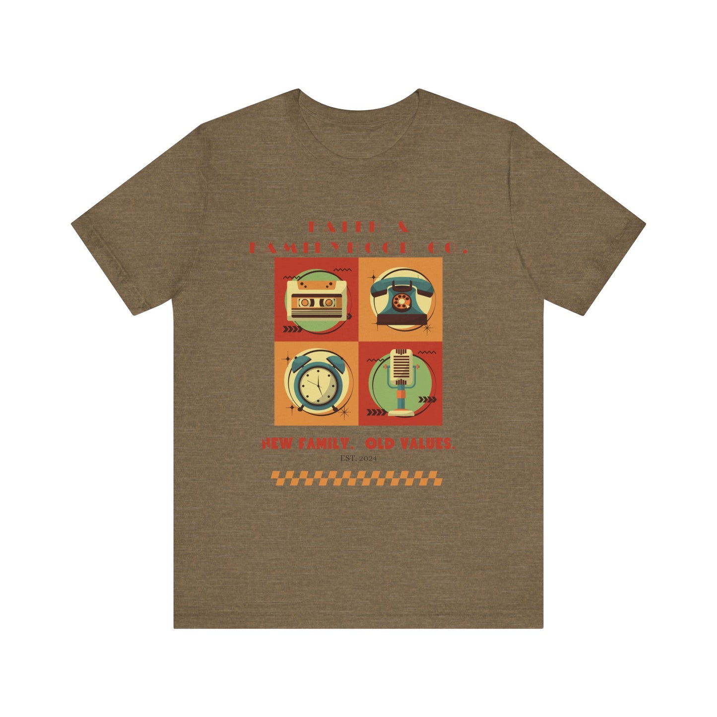 Retro Tech Tee - Nostalgic Style Meets Modern Familyhood