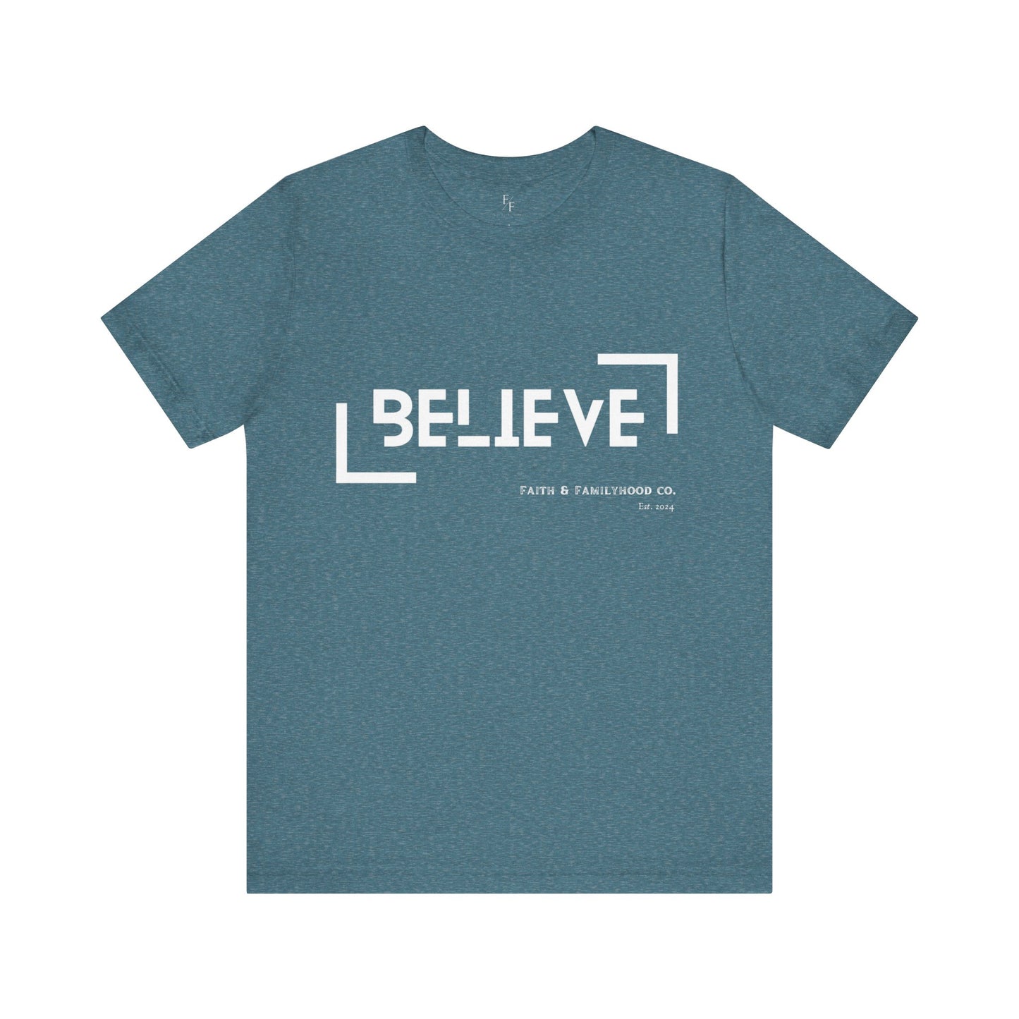 Believe Shirt | Faith in Monochrome Tee - Faith & Familyhood Co.