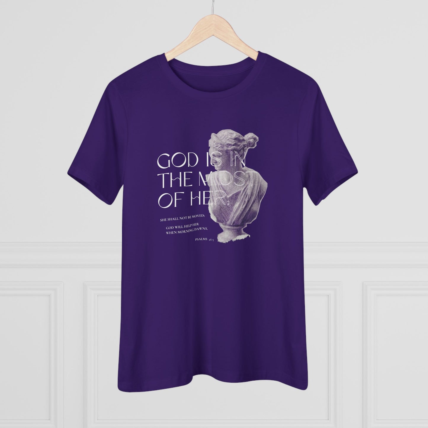 Christian T Shirts for Women | God is in the Midst Women's Tee - Faith and Familyhood Co.