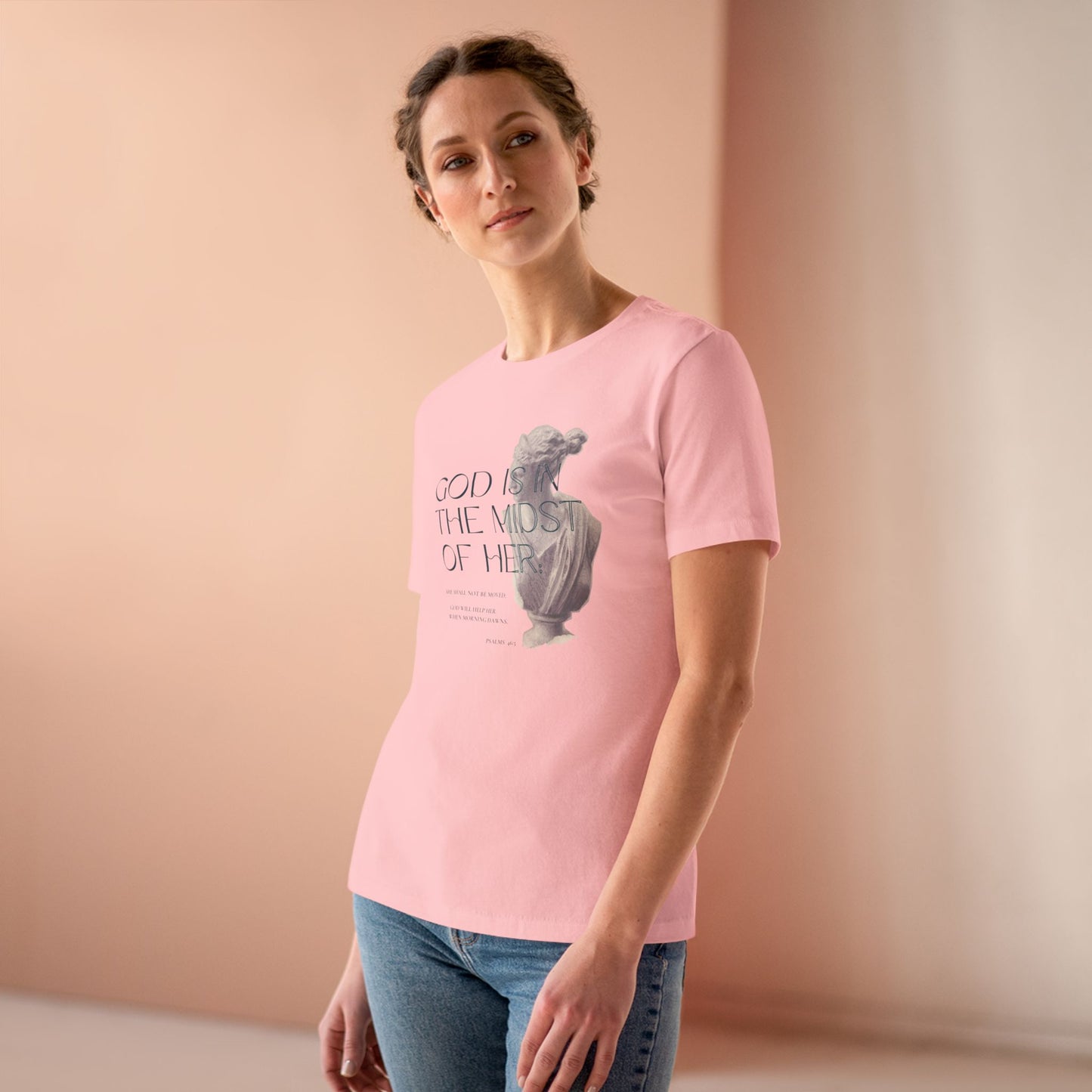 Christian T Shirts for Women | God is in the Midst Women's Tee - Faith and Familyhood Co.