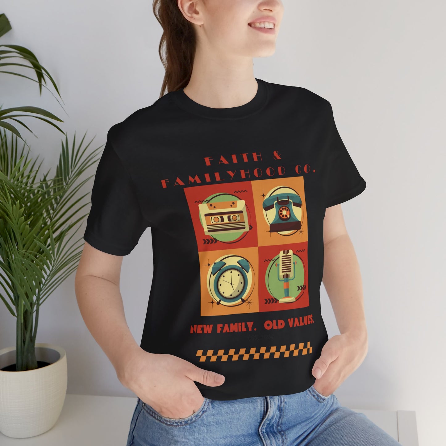 Retro Tech Tee - Nostalgic Style Meets Modern Familyhood