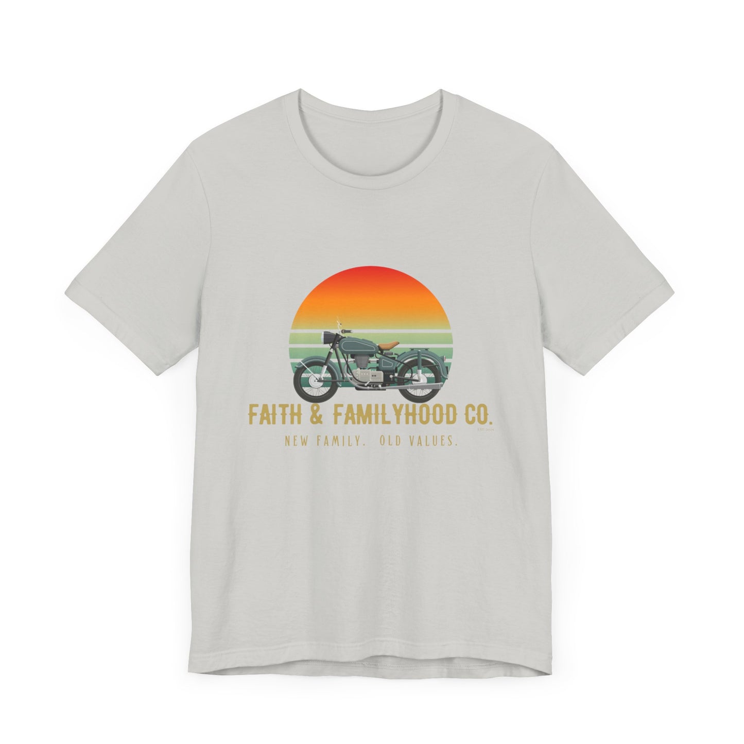 Motorcycle Shirts | Ride the Horizon Tee - Faith & Familyhood Co.