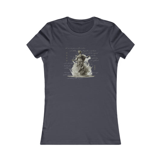 Slim Fit T Shirts Women's | Graceful Strength Women's Tee - Faith and Familyhood Co.