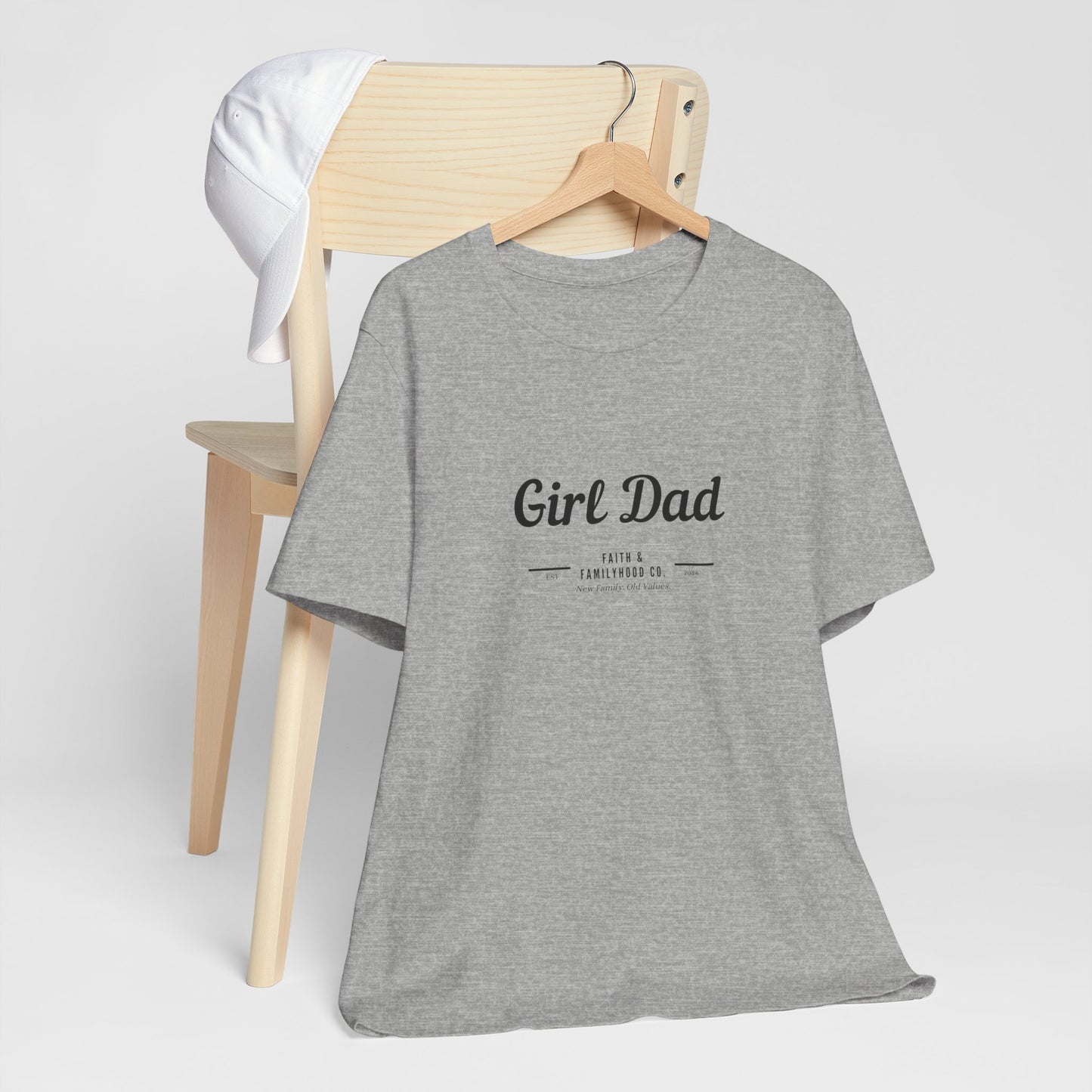 Dad Shirts | Champion of Cherish Tee | Girl Dad Edition - Faith & Familyhood Co.