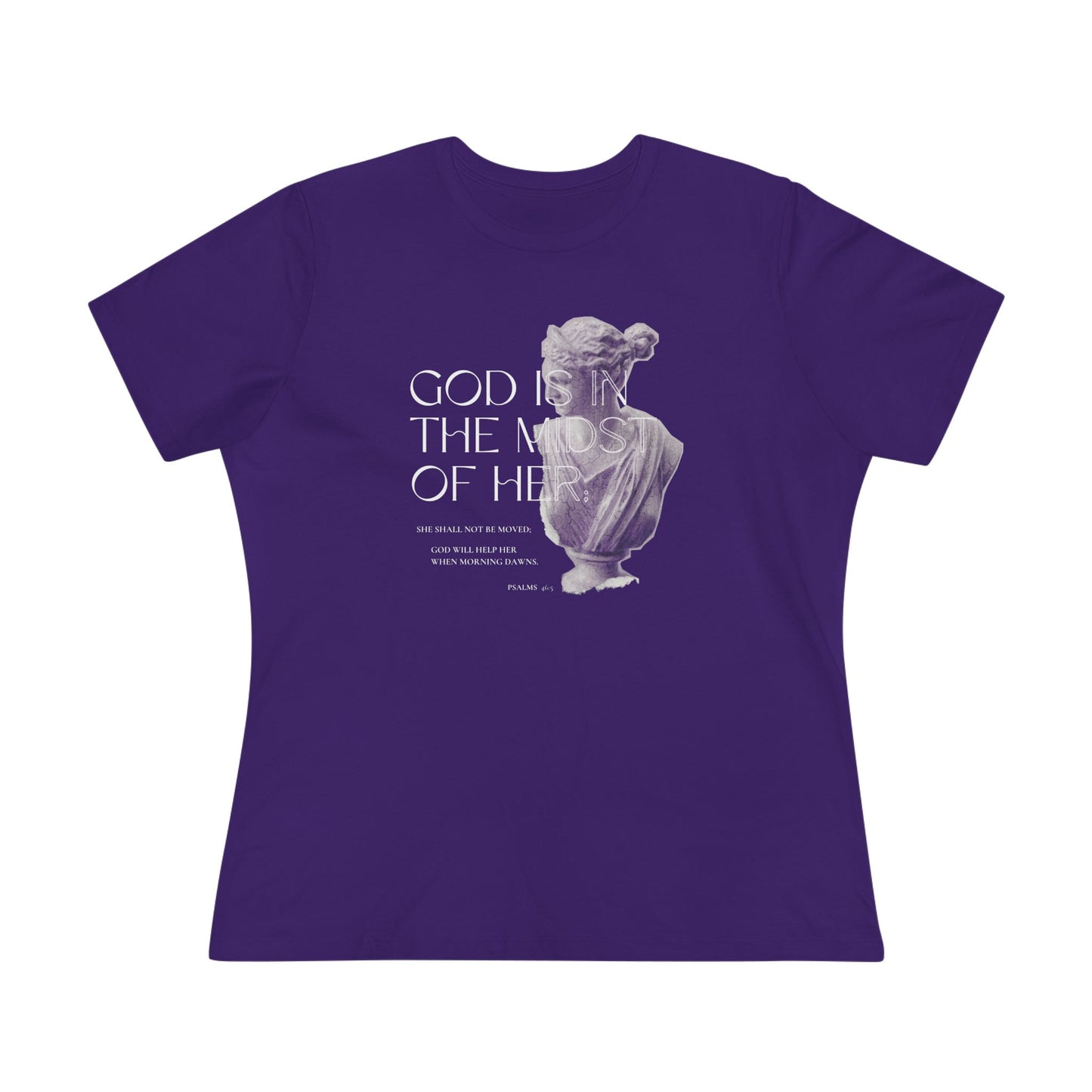 Christian T Shirts for Women | God is in the Midst Women's Tee - Faith and Familyhood Co.