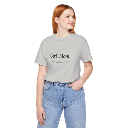 Mom Shirts | Champion of Cherish Tee | Girl Mom Edition - Faith & Familyhood Co.