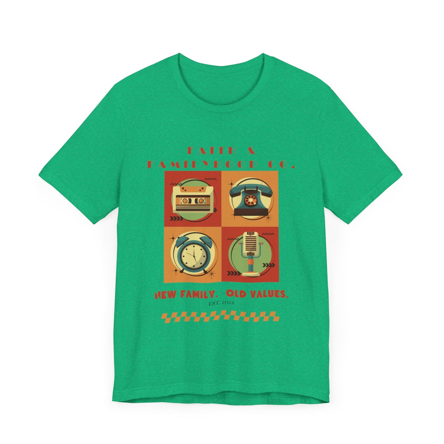 Retro Tech Tee - Nostalgic Style Meets Modern Familyhood