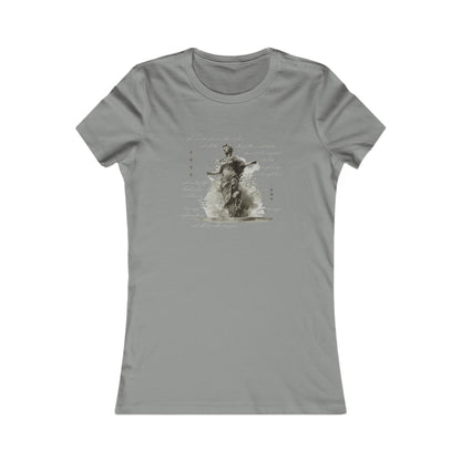 Slim Fit T Shirts Women's | Graceful Strength Women's Tee - Faith and Familyhood Co.