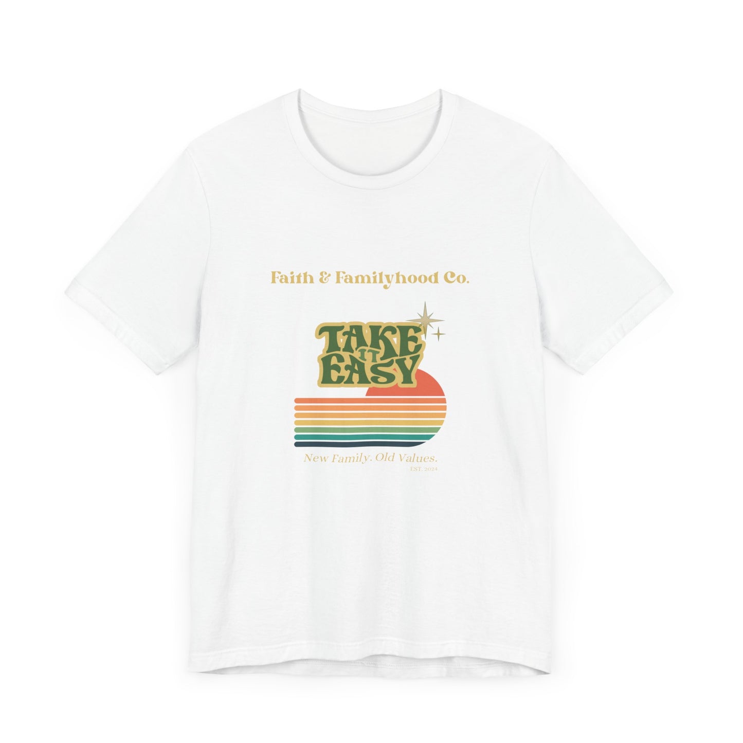 Sunset Stripes Serenity Tee