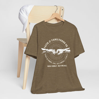 Steadfast Sentinel Tee - Emblem of Parenthood