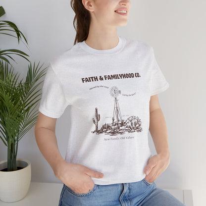 A vintage t-shirt with a faded graphic of a classic Western movie scene, capturing the nostalgia of a bygone era.